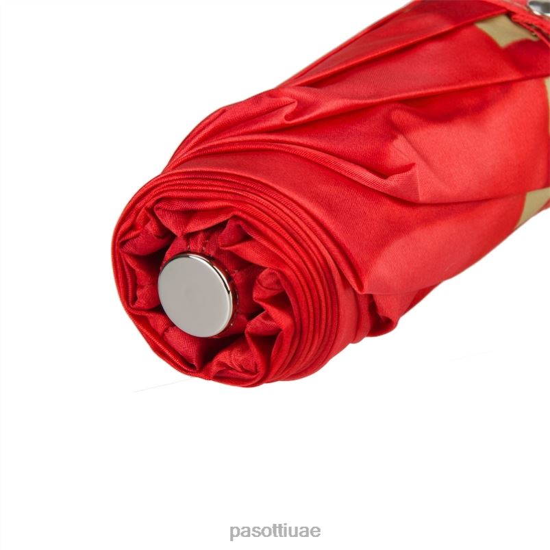 مظلة | 257 21065-21 ص 11 - مظلة الداليا الحمراء القابلة للطي PASOTTI Z446V589